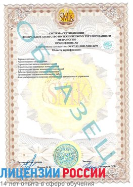 Образец сертификата соответствия (приложение) Свободный Сертификат ISO 14001
